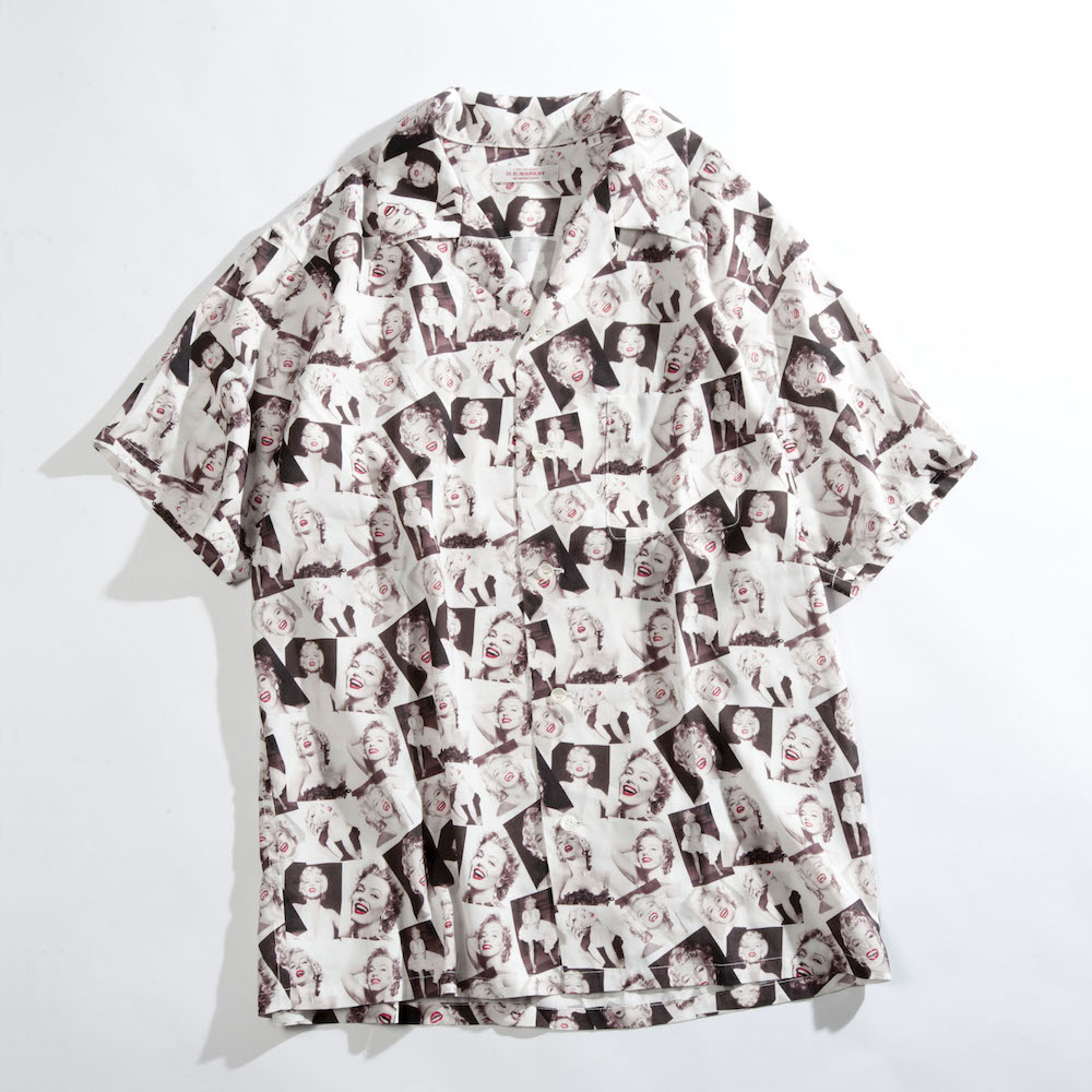 フェススタイルにも◎！ マリリン・モンロー柄のアロハが秀逸。 | GO