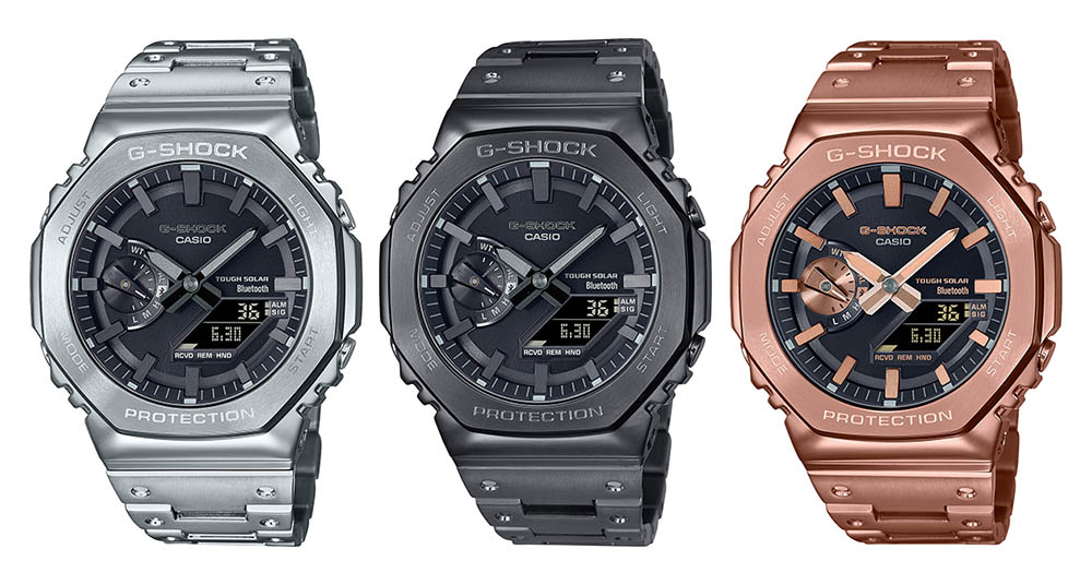 G-SHOCK初号機のDNAを受け継ぐデジアナモデルが、Bluetooth通信搭載