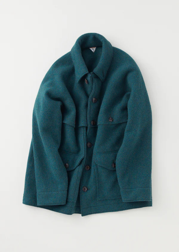 天然ウール100%の、上質フリースジャケット。フィルメランジェらしさが