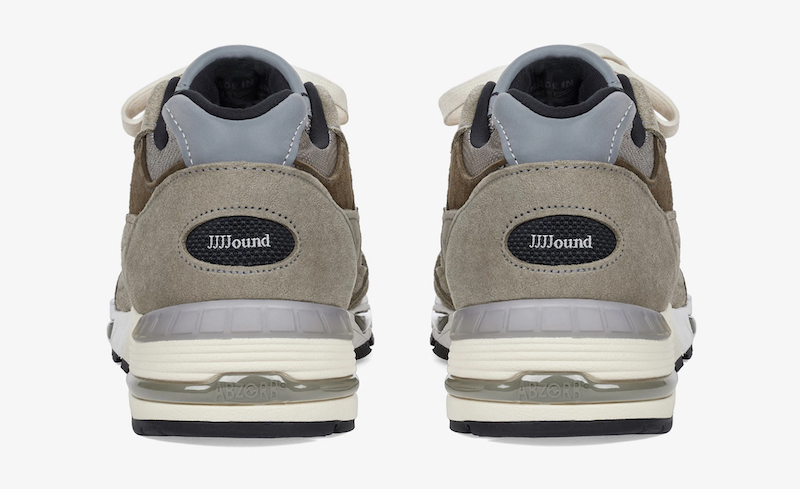 JJJJoundが、ニューバランスの名作スニーカー991を上質素材でアレンジ