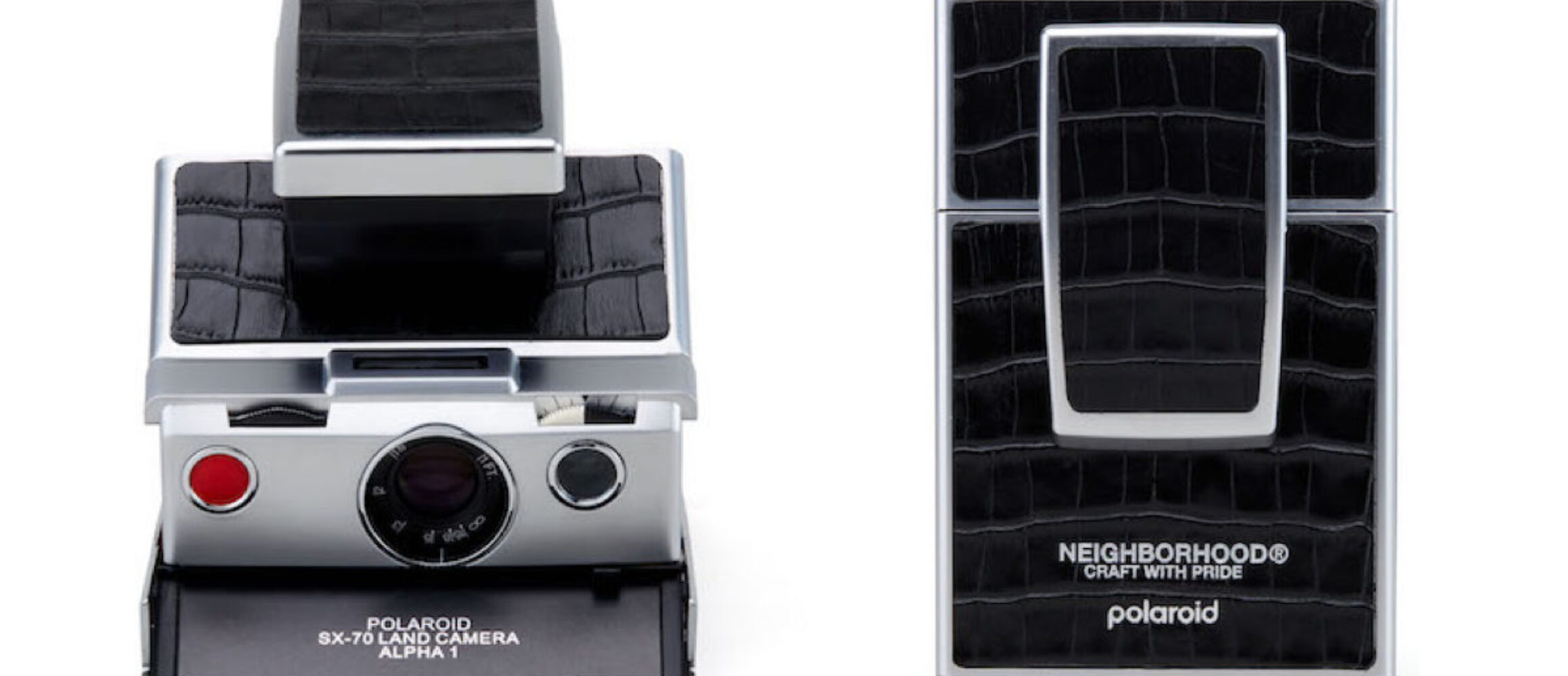ネイバーフッドがコラボした、ポラロイド折りたたみ一眼レフの抽選販売