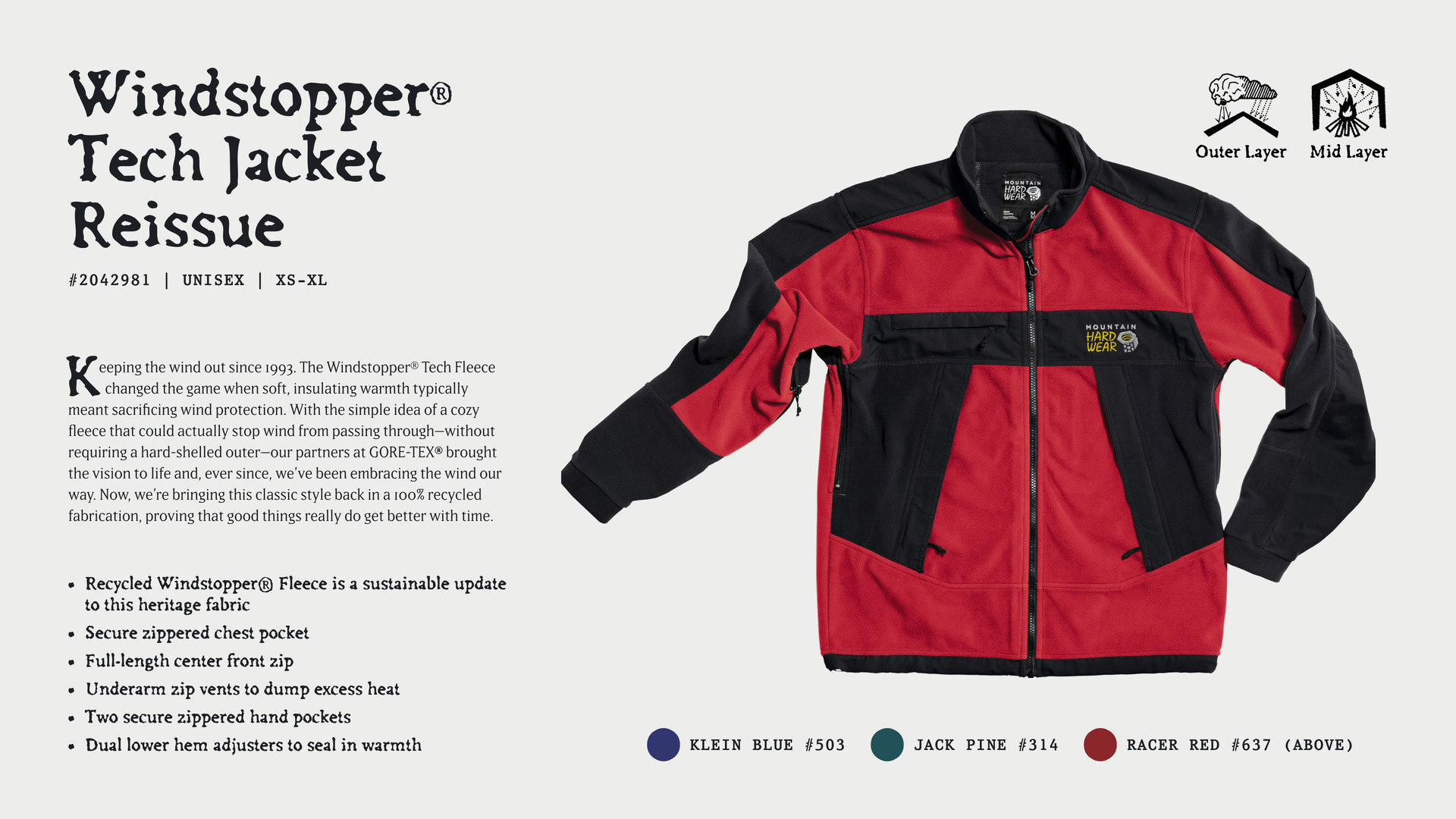 マウンテンハードウェアが設立30周年！ 創業当時のアイコニックな