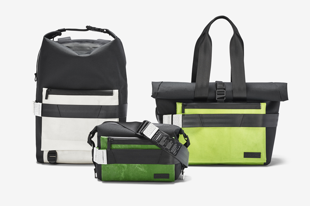 フライターグの都会派バッグに、夜間も安心・安全なリフレクター搭載