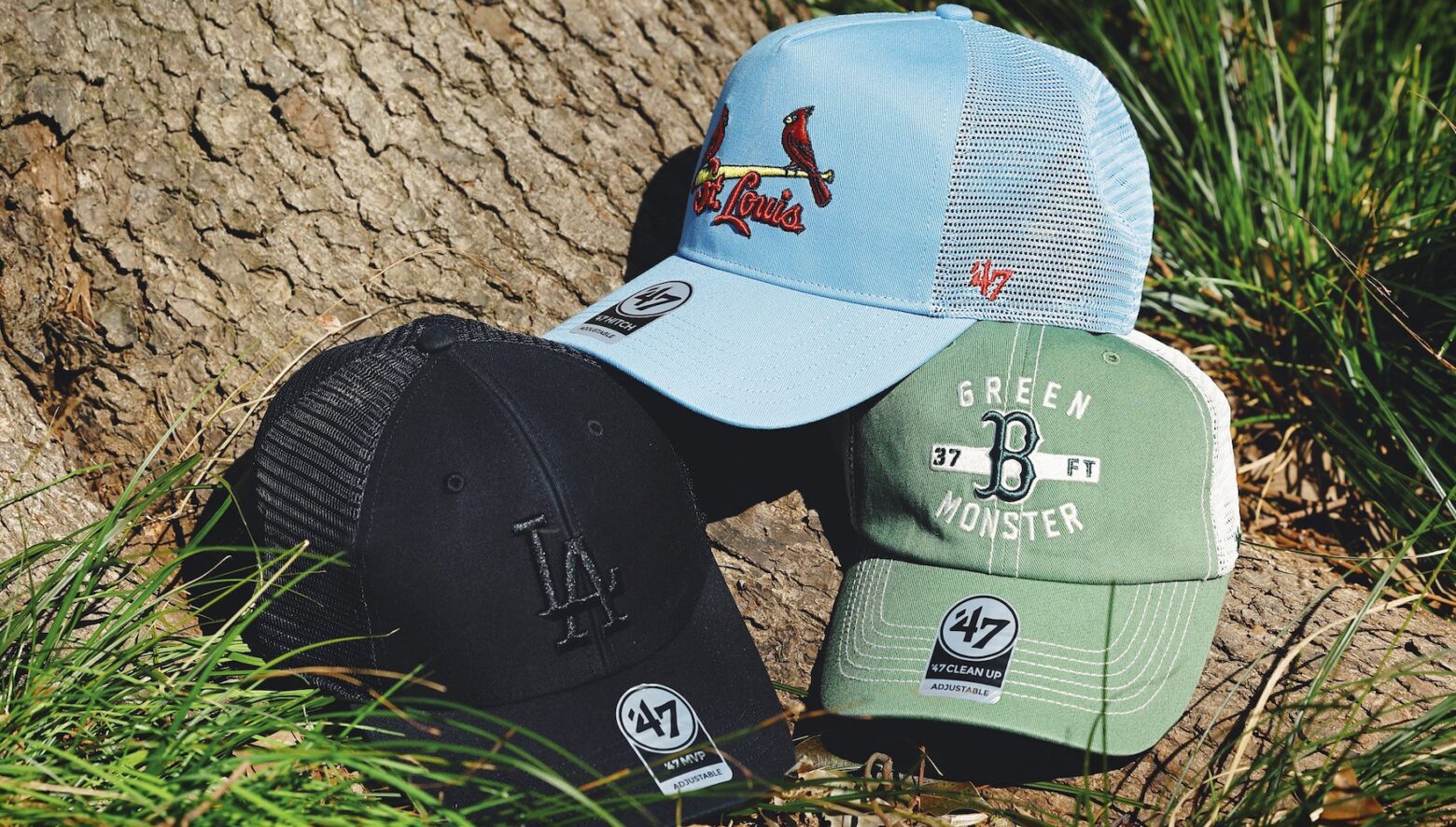 外遊びスタイルの幅を広げる、'47の新作メッシュキャップ。今夏注目の3