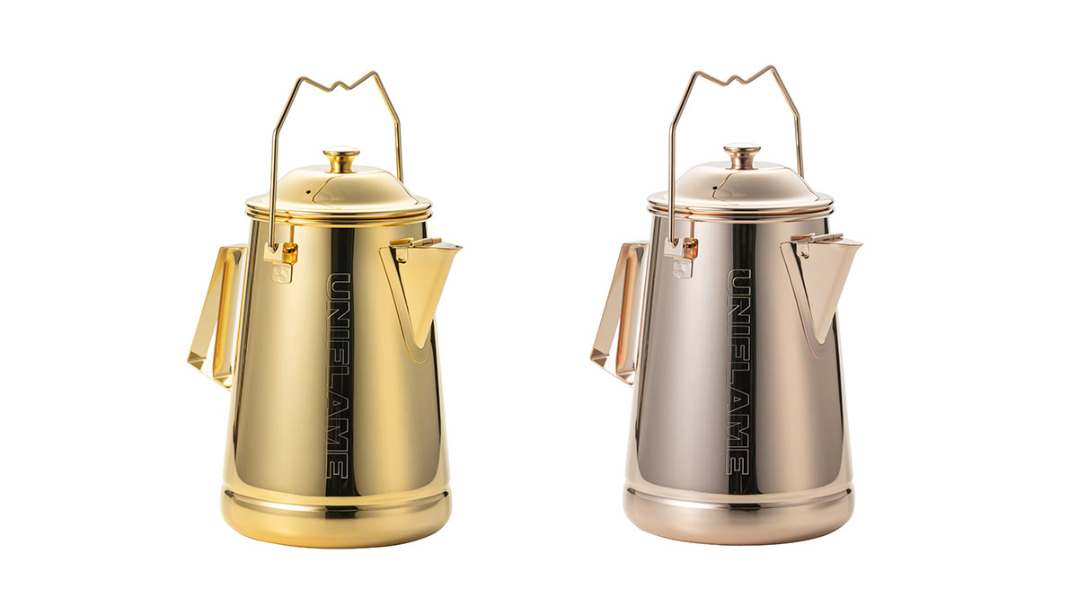 廃盤後も根強い人気を誇るユニフレームの「キャンプケトル」が、WILD-1