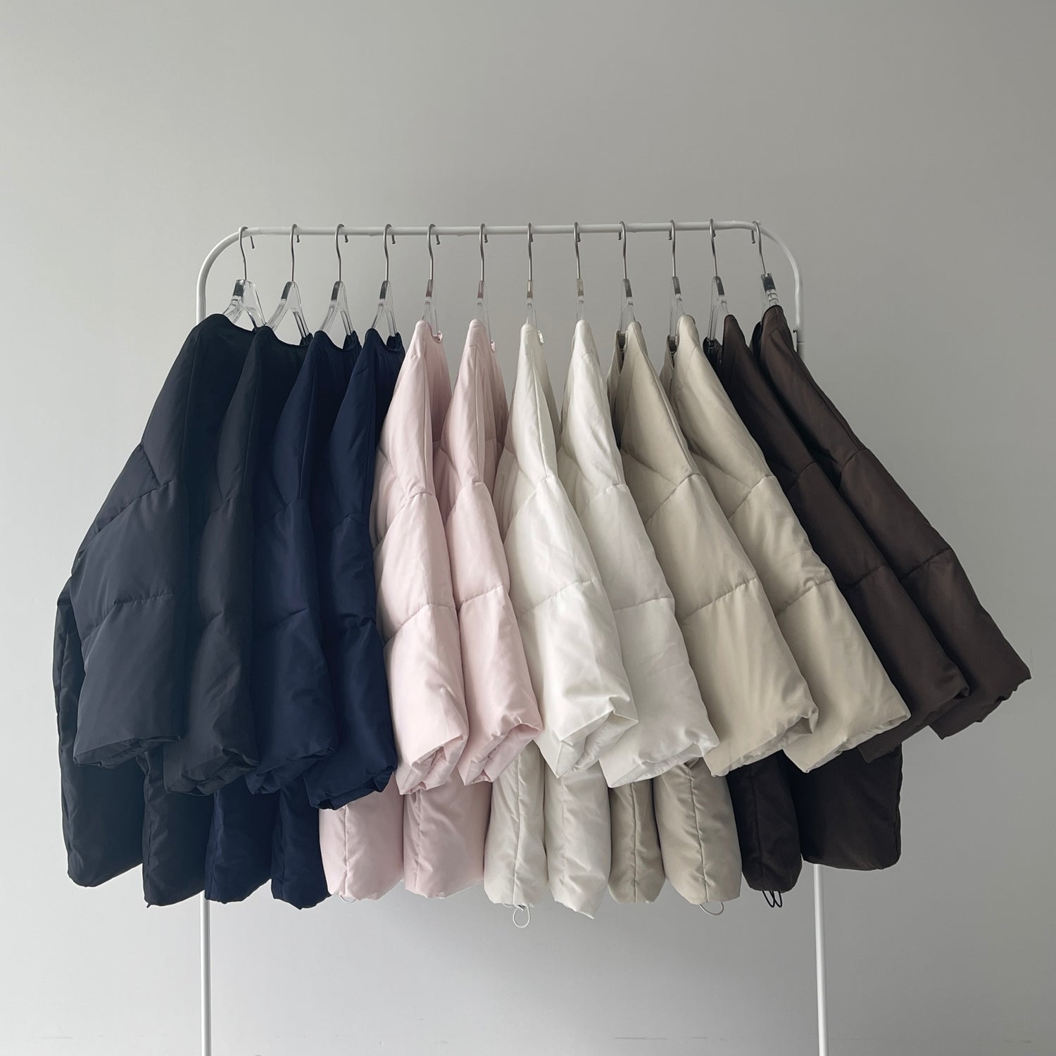 サイドポケットのみ再入荷】perfect silhouette down / baby pink