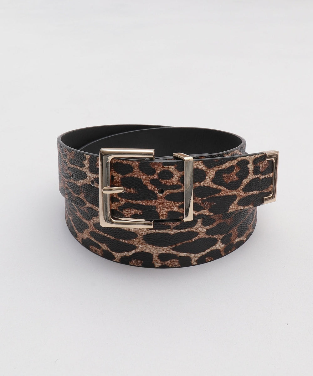 Lスクエアバックルレオパードベルト｜WEGO（ウィゴー） – WEGO ONLINE