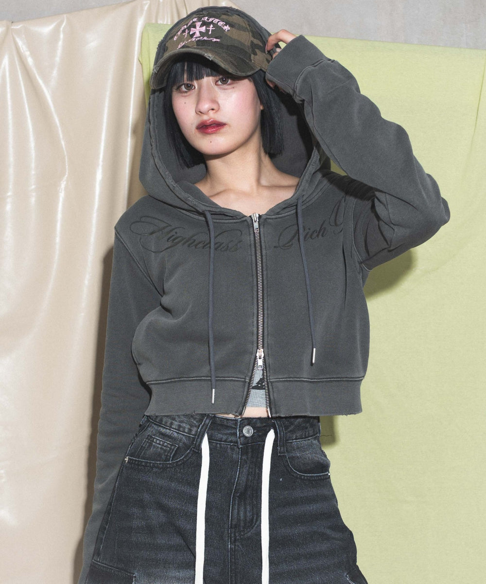 グラフィックダメージWジップパーカー｜WEGO（ウィゴー） – WEGO