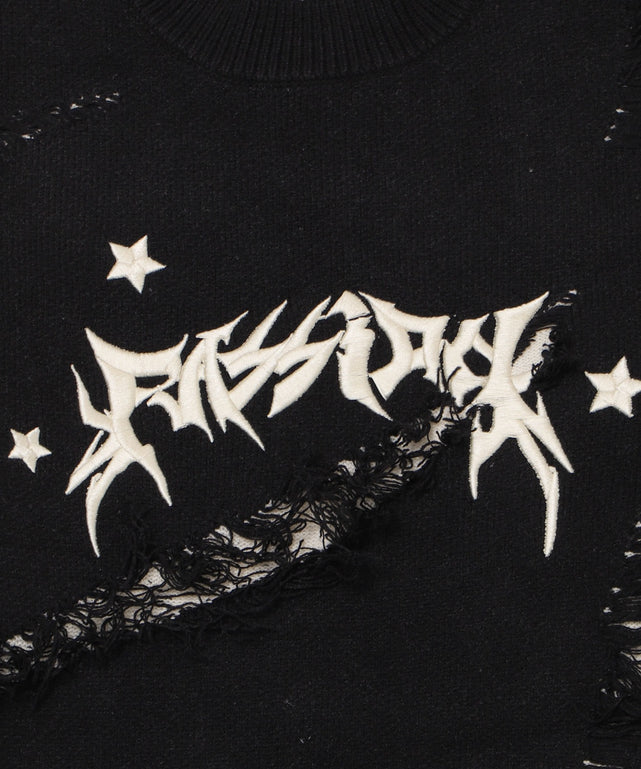 メタルロゴダメージニット – WEGO ONLINE STORE