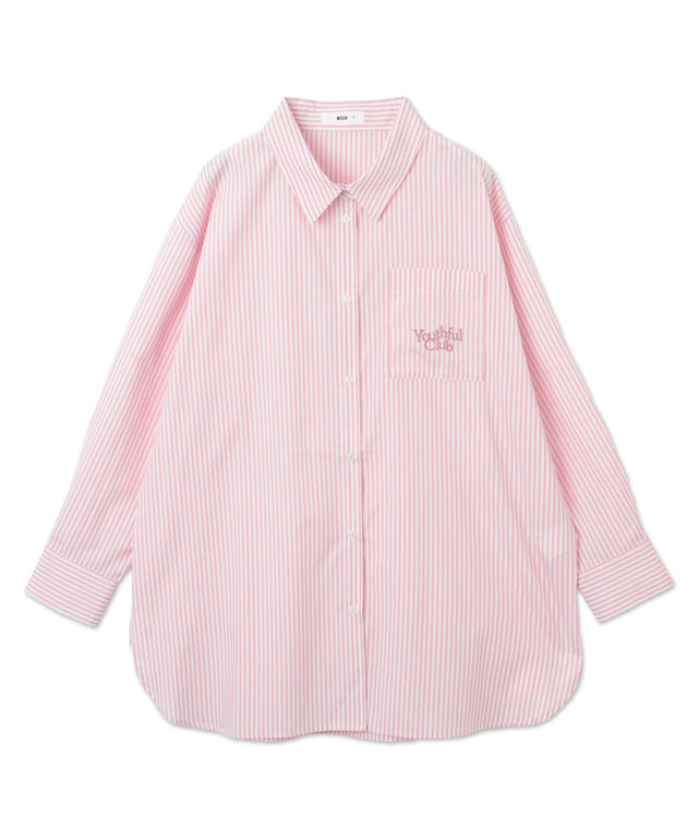 刺繍ストライプBIGシャツ｜WEGO（ウィゴー） – WEGO ONLINE STORE