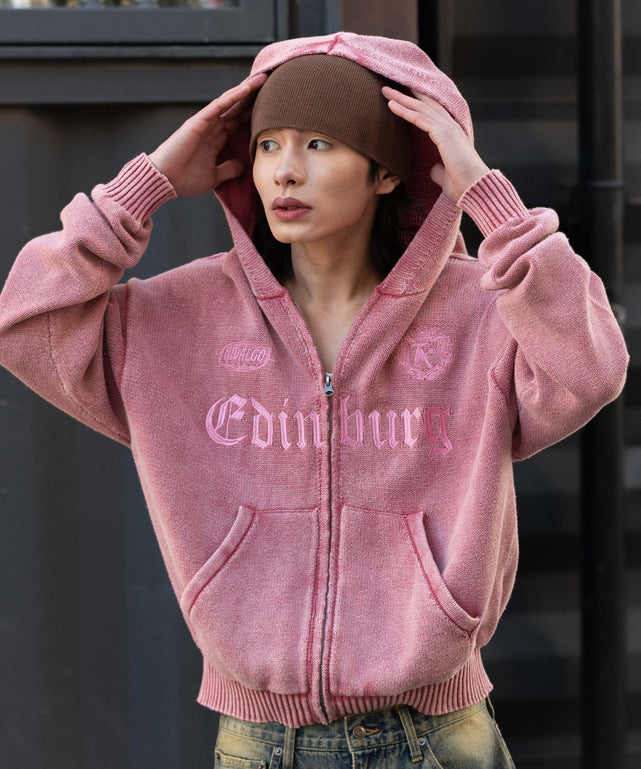 ブリーチニットグラフィックZIPパーカー｜WEGO（ウィゴー） – WEGO