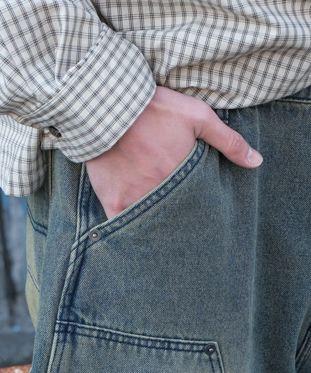 ダブルニーダメージデニムパンツ｜WEGO（ウィゴー） – WEGO ONLINE STORE