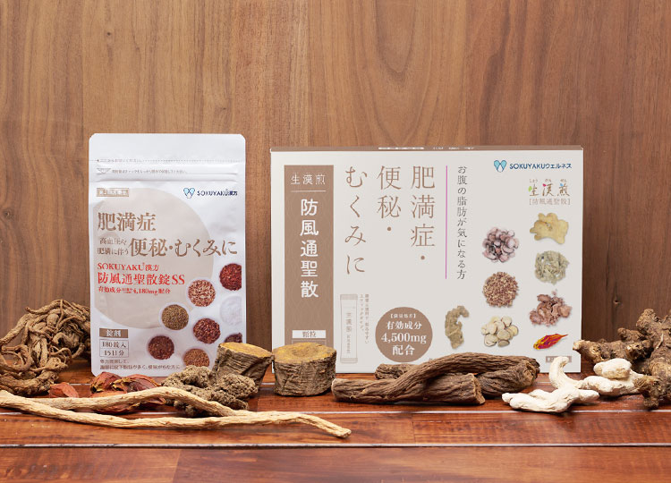生漢煎 防風通聖散（ぼうふうつうしょうさん）｜お腹の脂肪・便秘のお