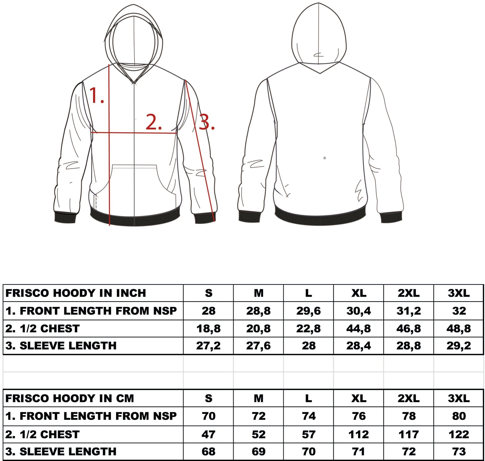 WCC FRISCO HOODY - BLACK – West Coast Choppers