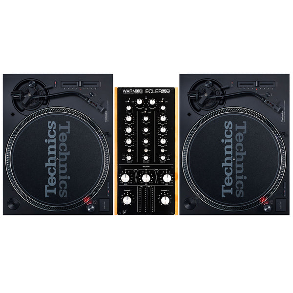 Technics SL1210 MK7 Pair + WARM2 Rotary DJ Mixer