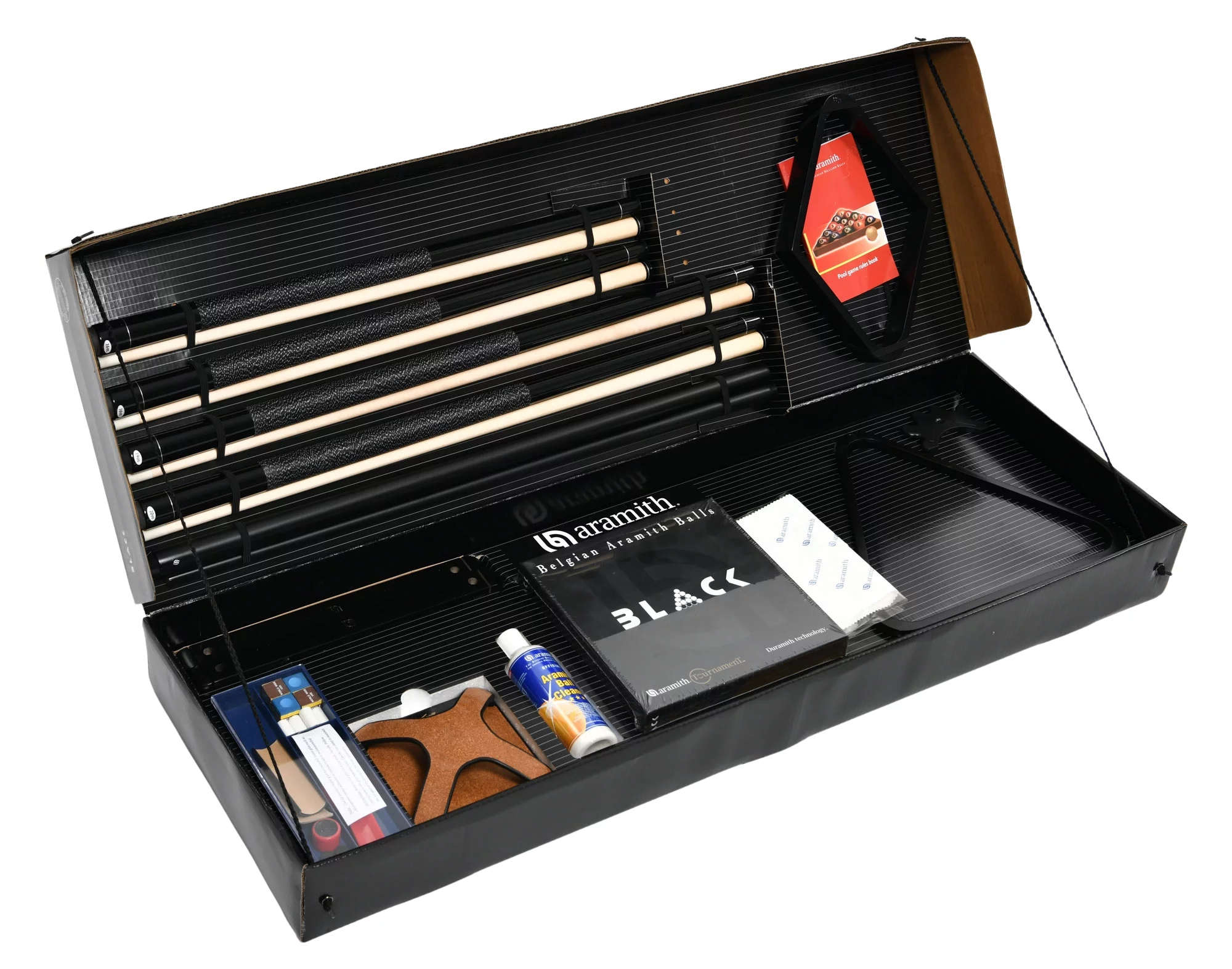 Aramith BLACK Accessory Kit • West State Billiards & Gamerooms