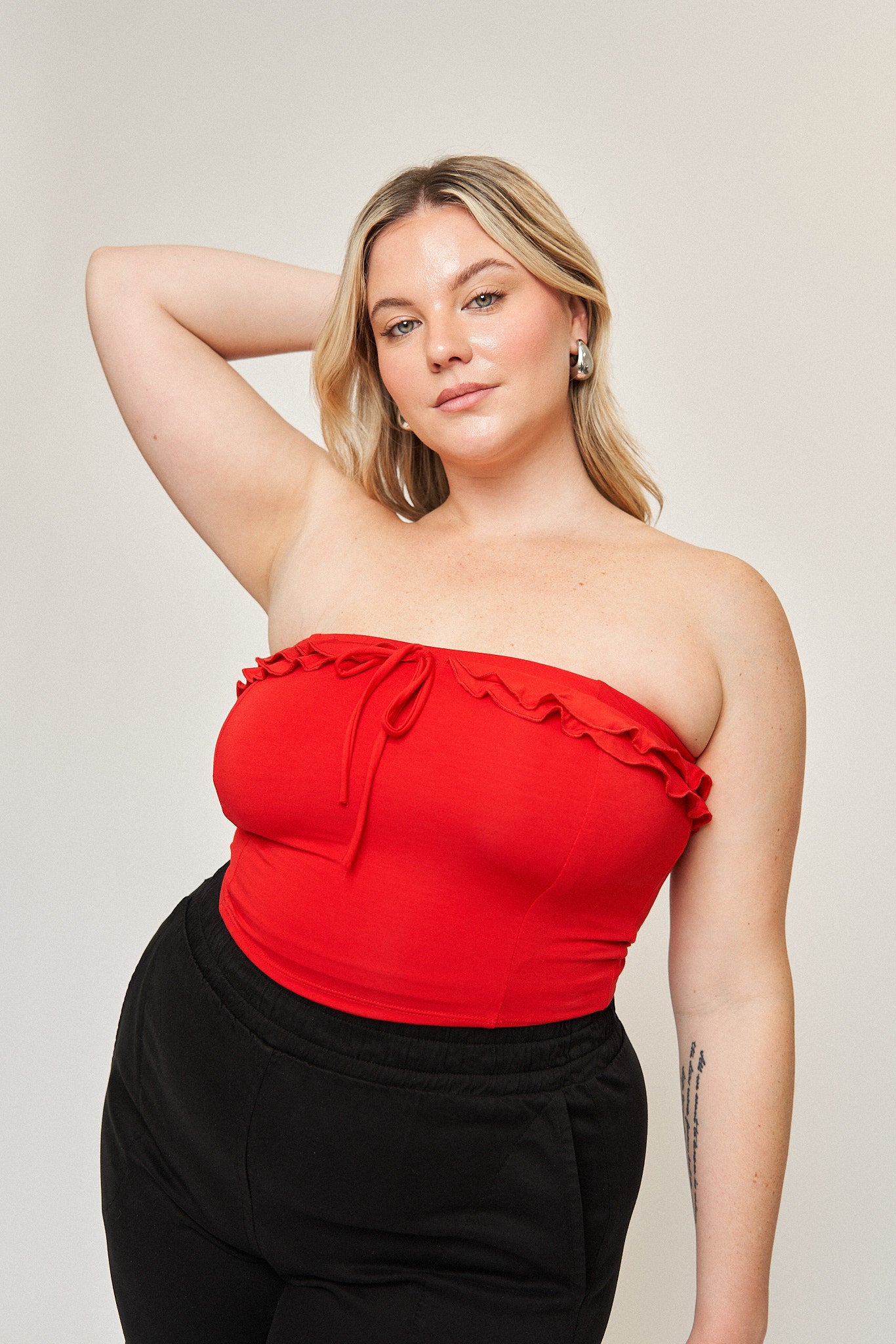 Madison Tube Top in Cherry – What Lo Wants