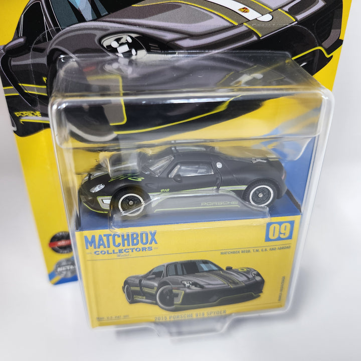 2015 Porsche 918 Spyder #09 * 2025 Matchbox Collectors Case B