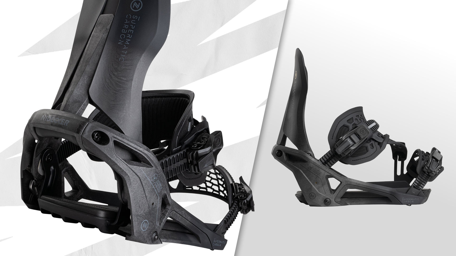 Nidecker Supermatic Carbon 2024-2025 Snowboard Bindi