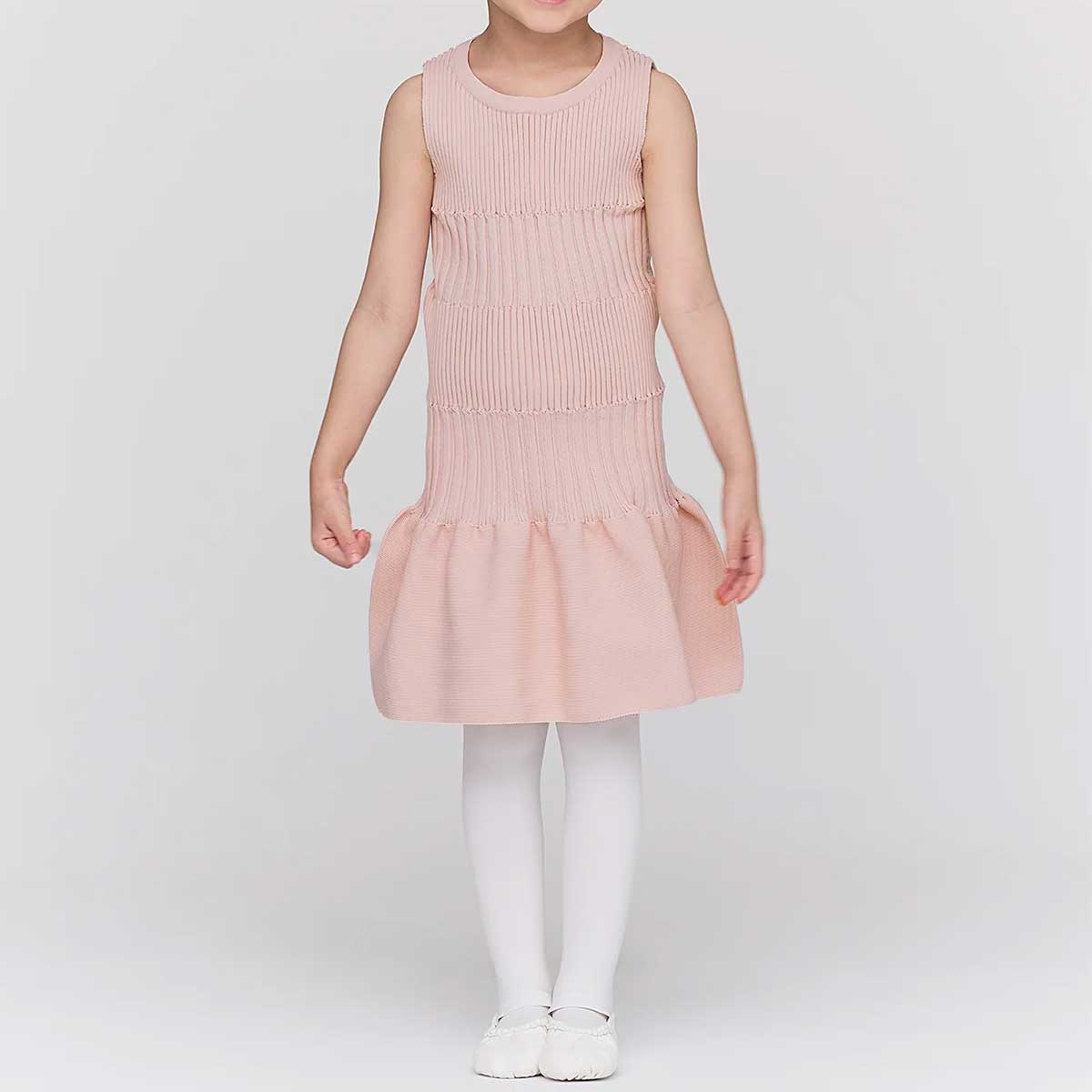SOFT FLUTED KID SLEEVELESS DRESS | Why are you here?