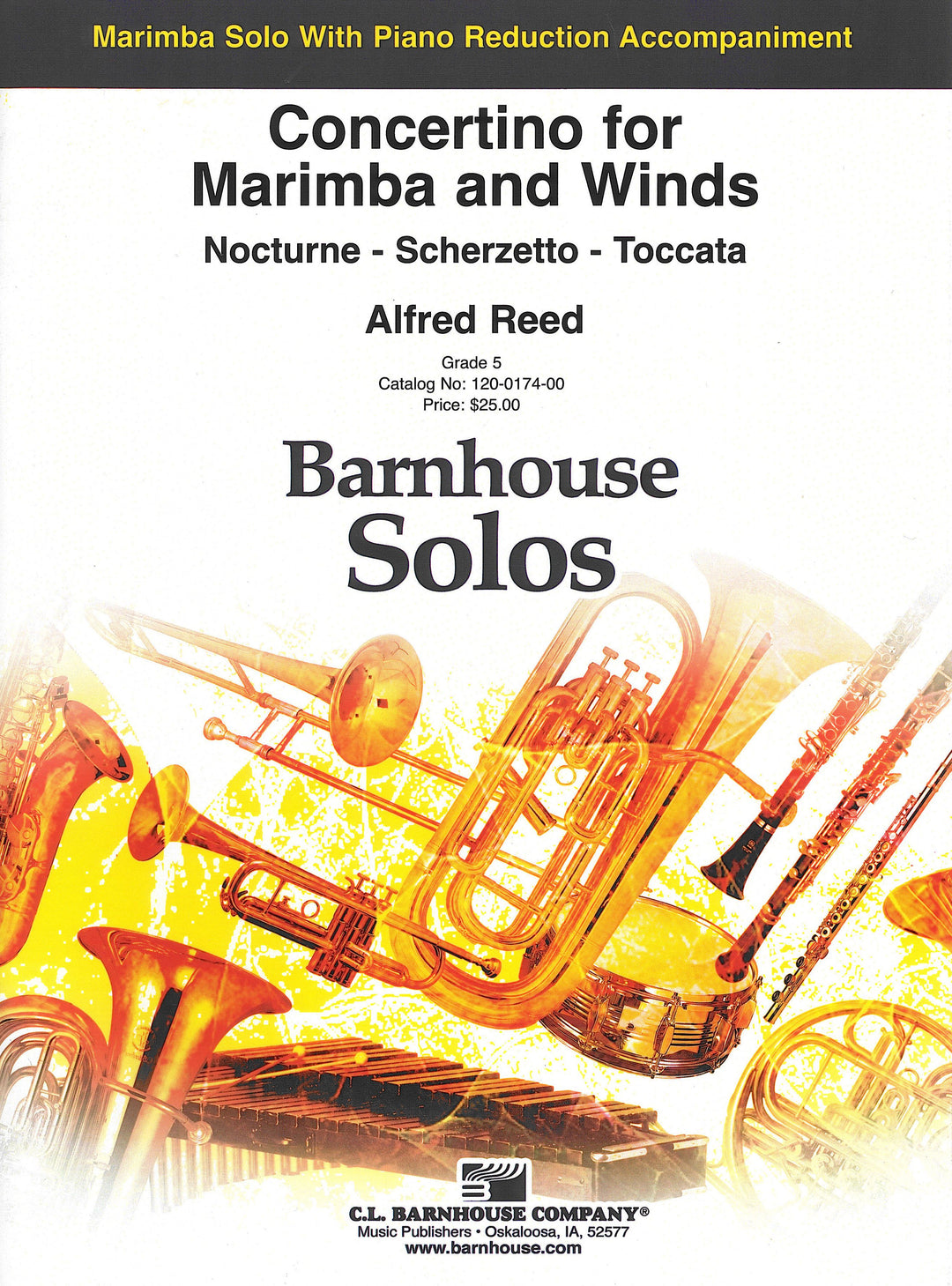 ﾏﾘﾝﾊﾞとﾊﾞﾝﾄﾞのためのｺﾝﾁｪﾙﾃｨｰﾉ 小協奏曲（ピアノ伴奏版）（マリンバ