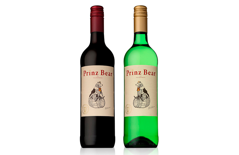 熊の王子様のイラストが可愛いドイツワイン『プリンツ ベア』新発売