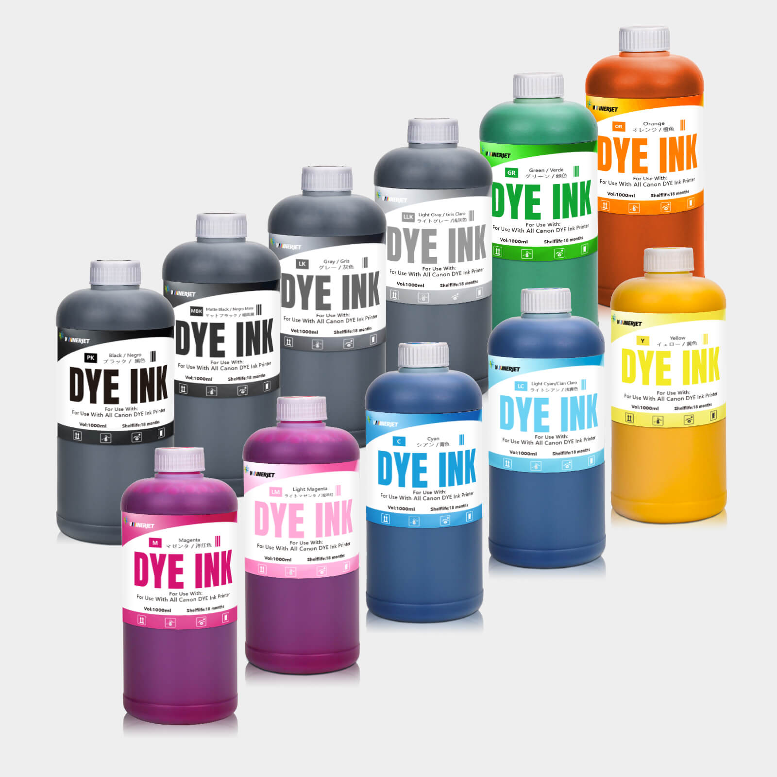 Canon IPF 8400 8410 9400 9410 8300S プリンター用染料インク