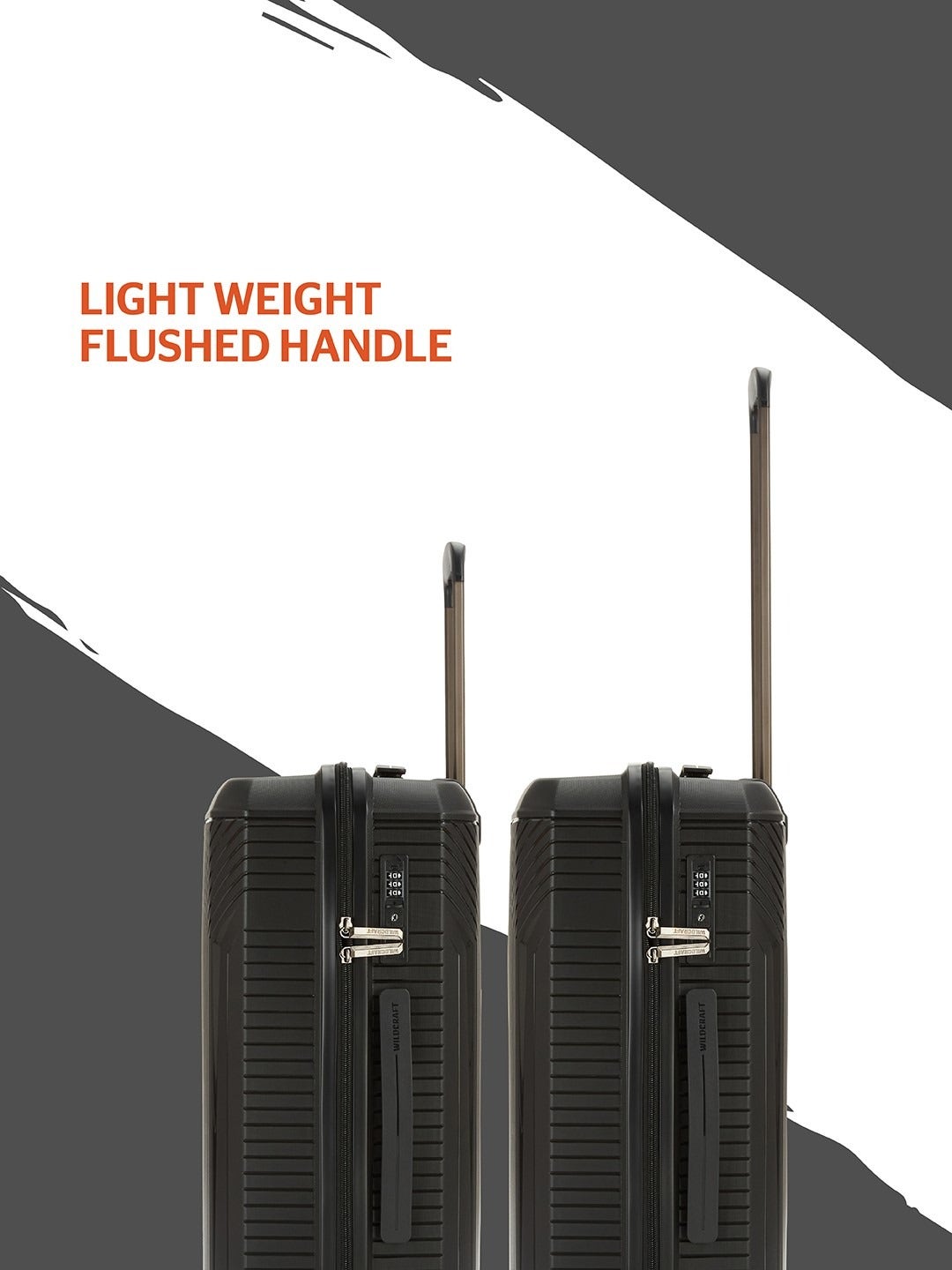 Buy Zeus TR Medium Hard Trolley Bag Suitcase Black Online