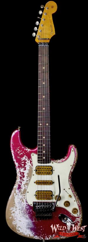 Fender Custom Shop Wild West Pink Lightning Stratocaster Floyd