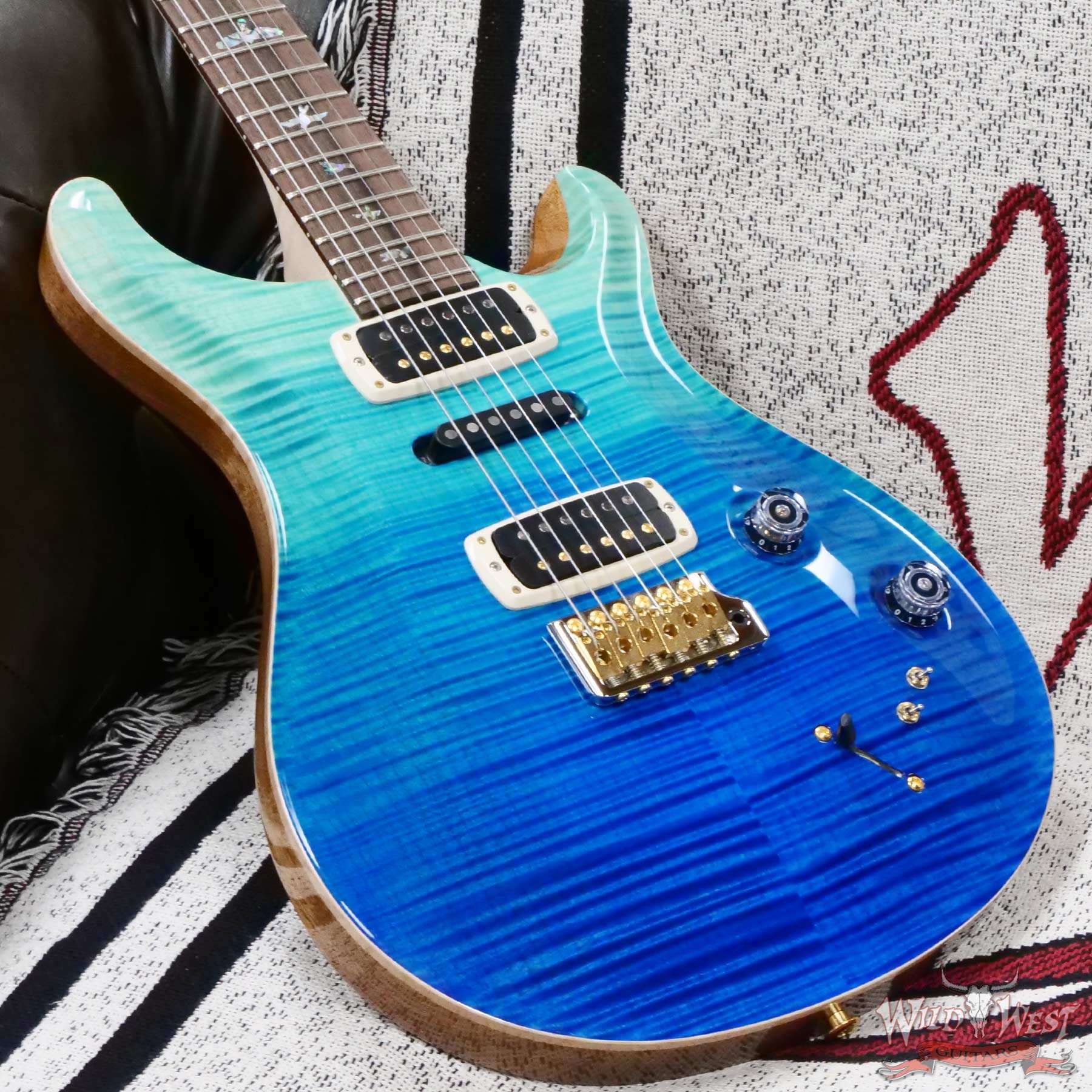 Paul Reed Smith PRS Wood Library 10 Top Modern Eagle V ME5 Flame