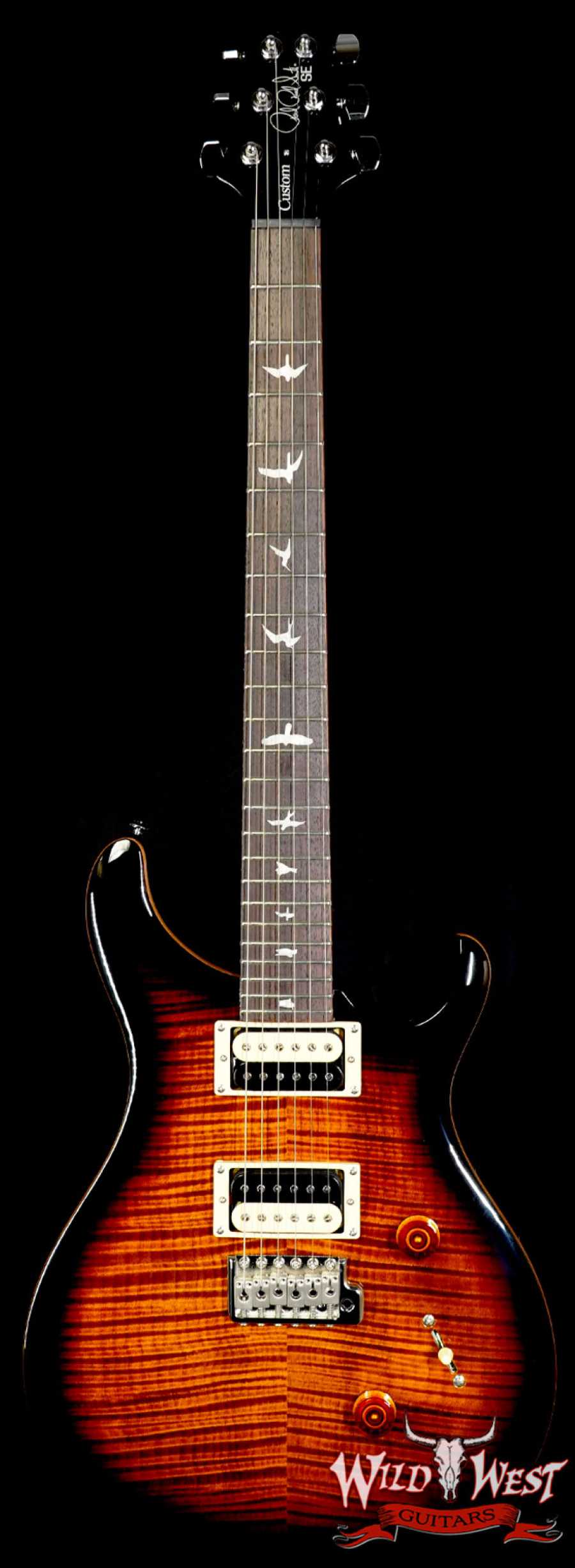 Paul Reed Smith PRS SE Custom 24 Black Gold Burst 7.45 LBS
