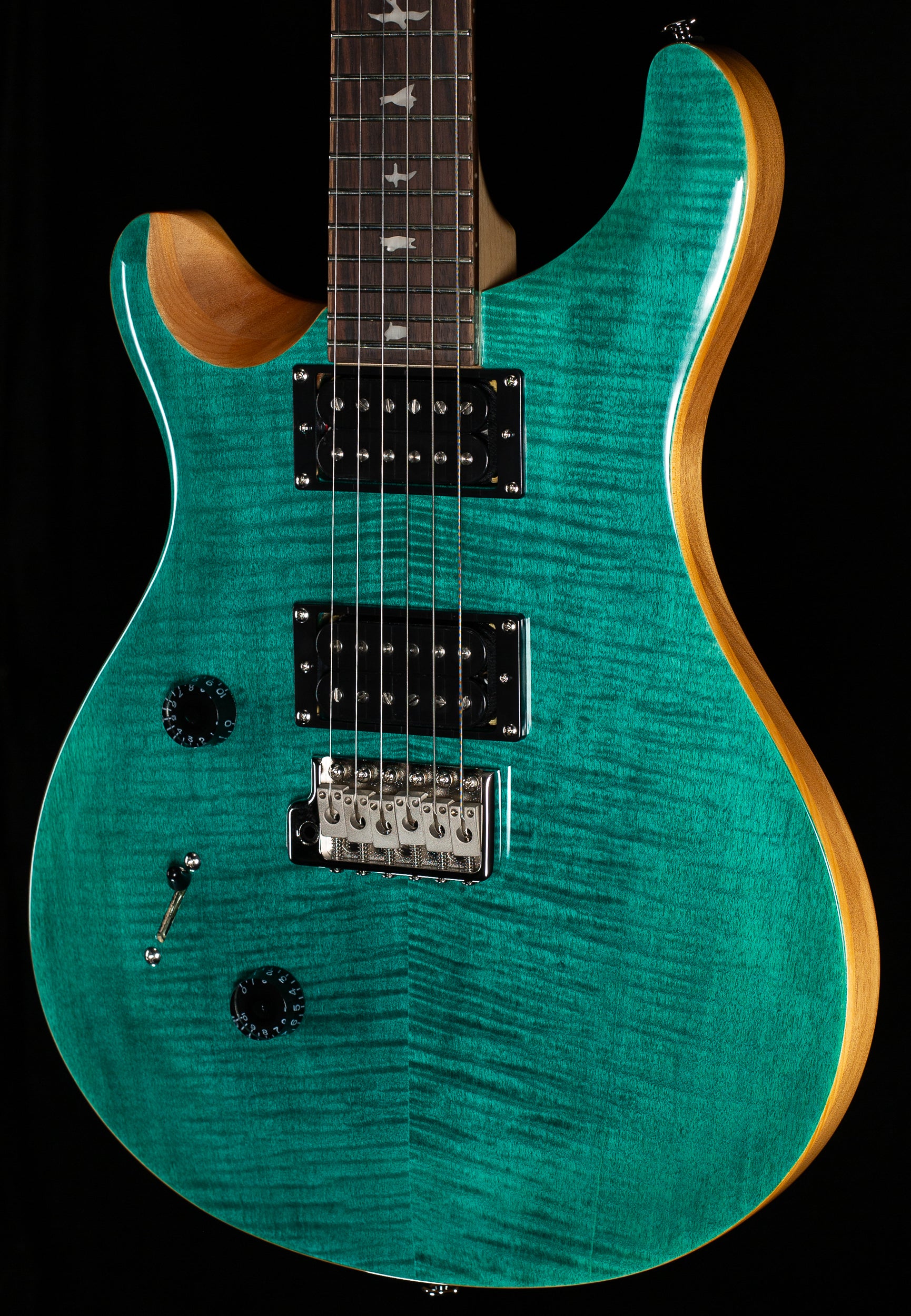 PRS SE Custom 24 Turquoise Lefty (626) - Willcutt Guitars