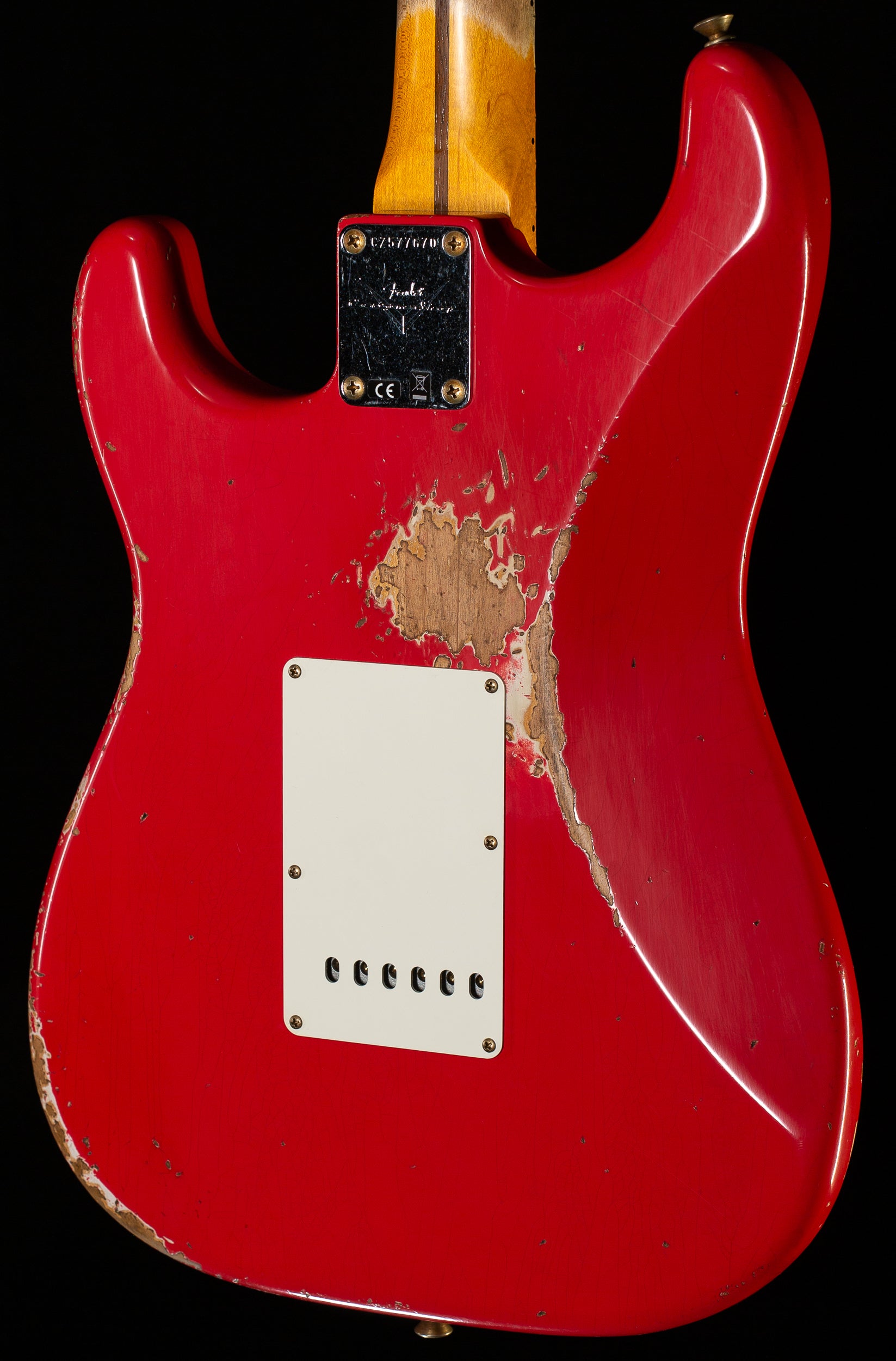 Fender Custom Shop 1957 Stratocaster Heavy Relic Aged Fiesta Red