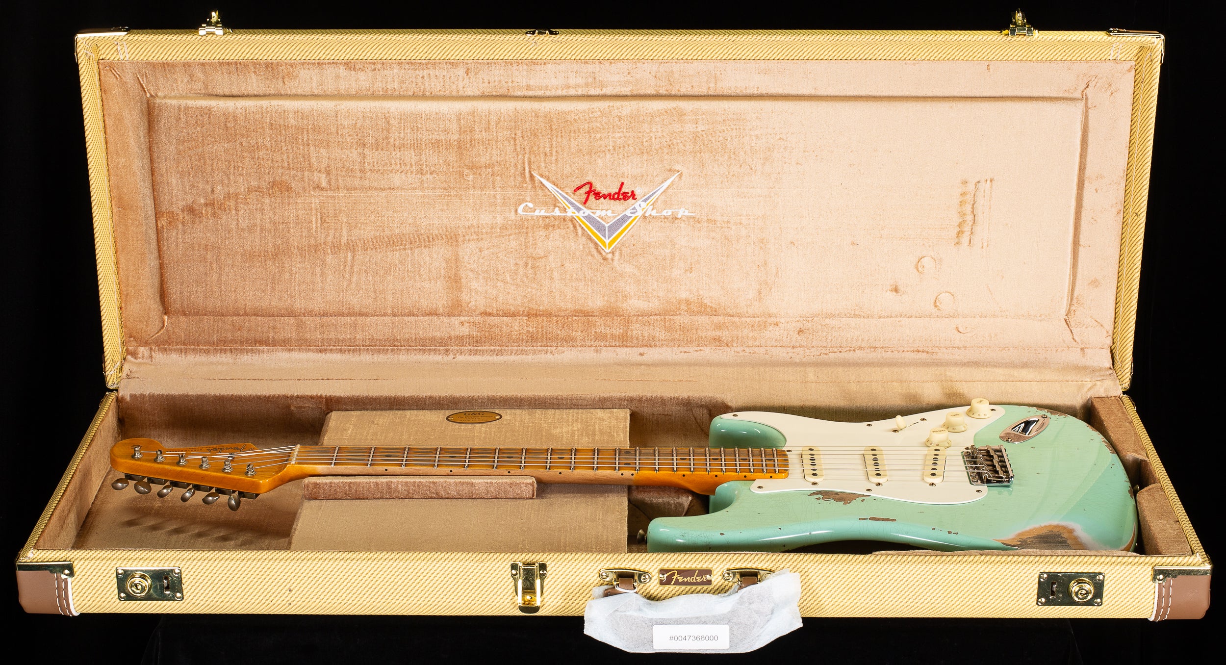 Fender Custom Shop 1957 Stratocaster Heavy Relic Aged Surf Green