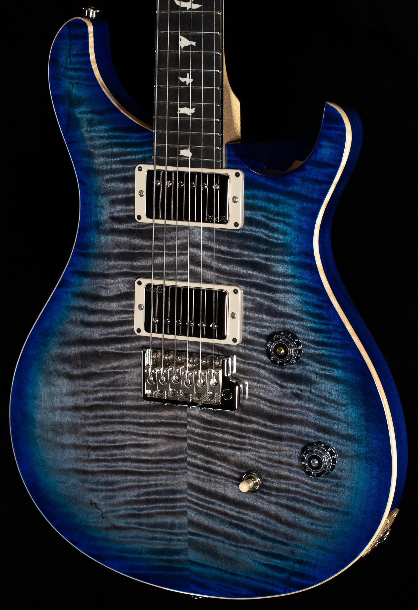 PRS CE 24 Willcutt Exclusive Run Faded Gray Black Blue Burst w