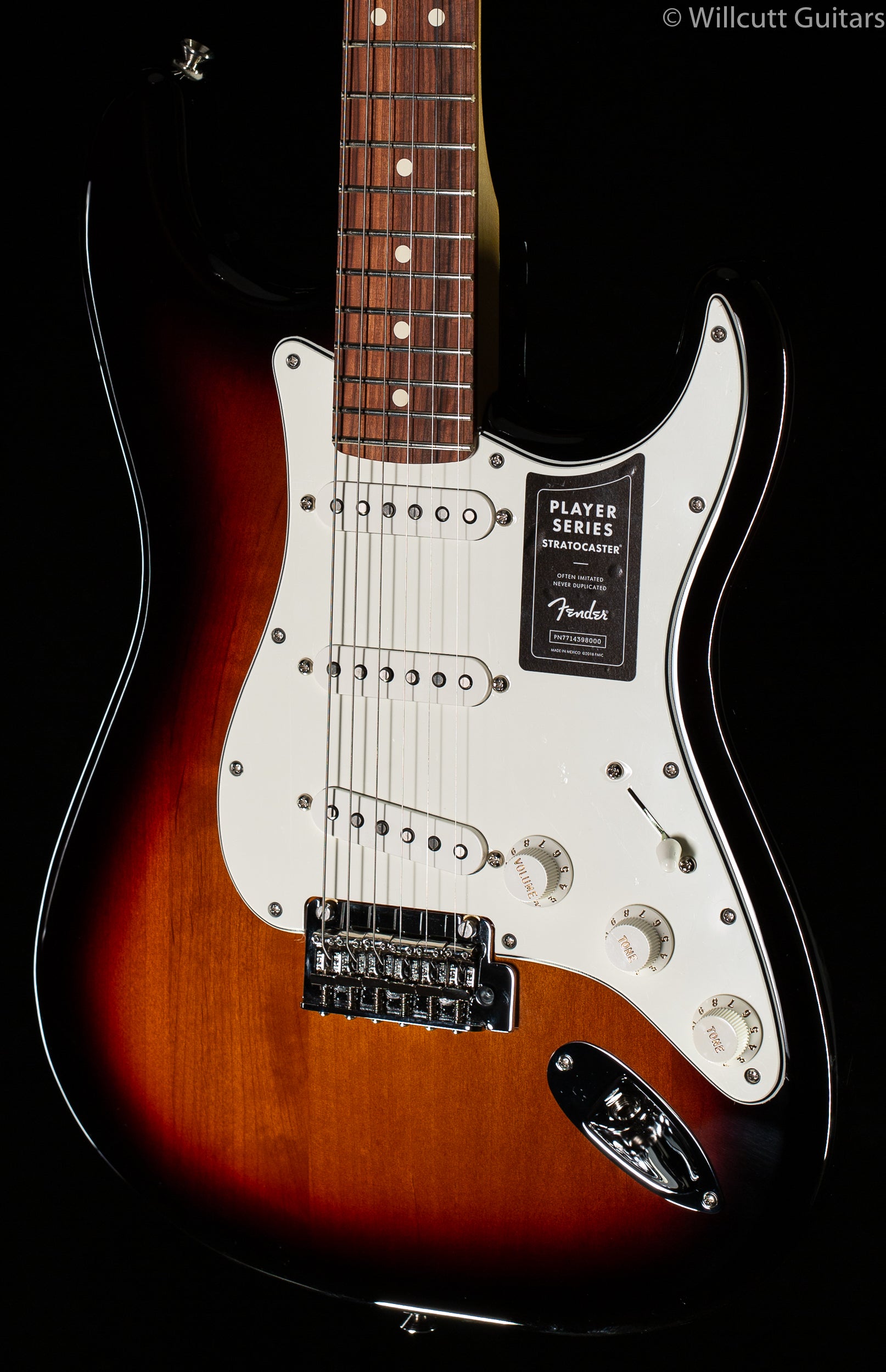 Fender Player Stratocaster 3 Color Sunburst Pau Ferro (260
