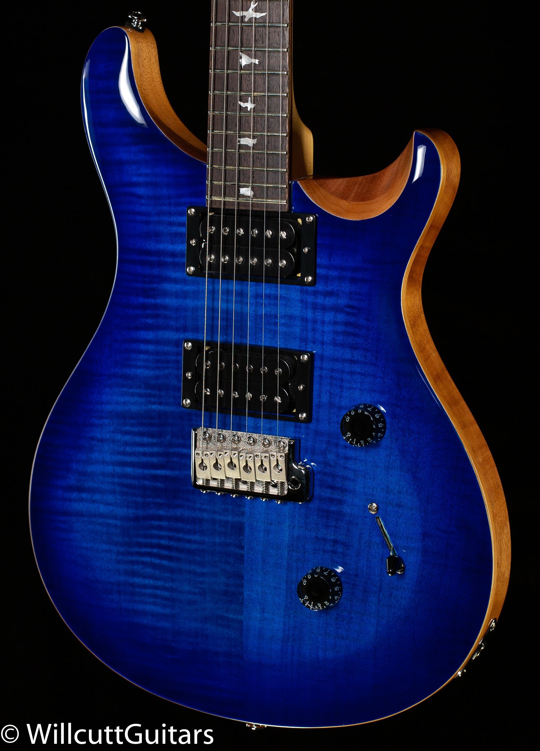 PRS SE Custom 24 Faded Blue Burst - Willcutt Guitars