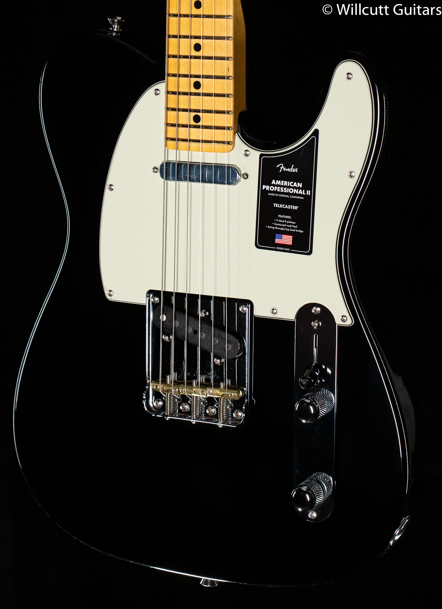 Fender American Professional II Telecaster Black Maple Fingerboard