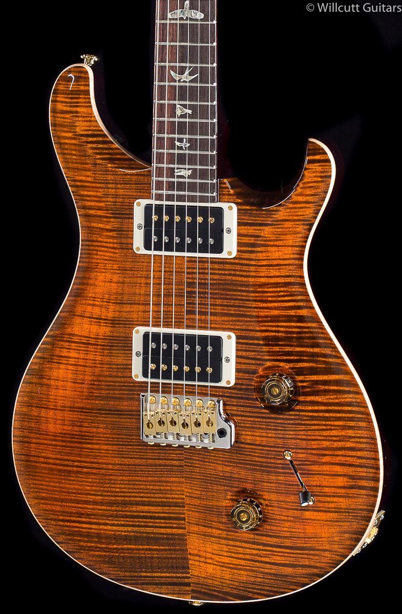 PRS Custom 22 Orange Tiger 10 Top (518) - Willcutt Guitars