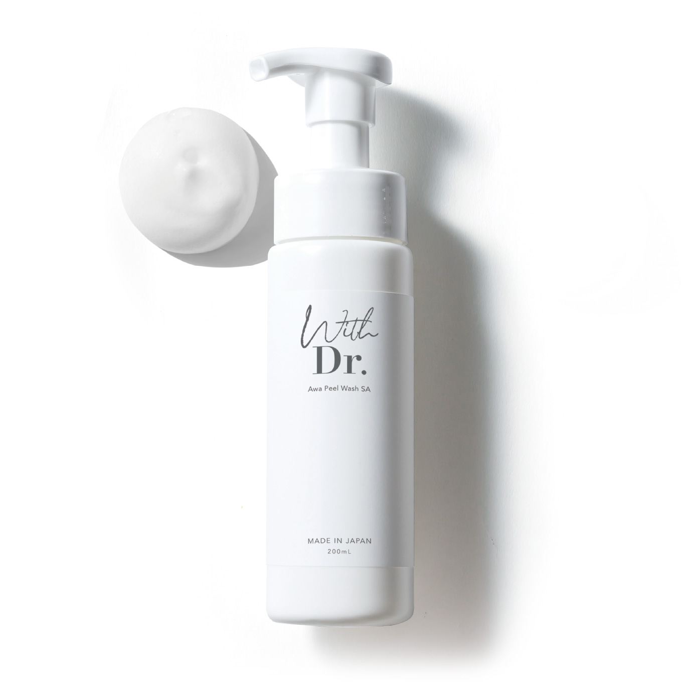 With Dr. 泡ピールウォッシュSA 200mL ピーリング泡洗顔 ｜ With Dr