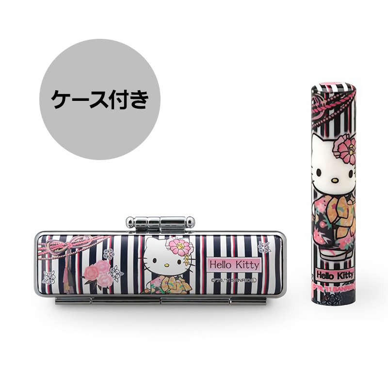 サンリオ 和(なごみ)ざいく印鑑 ハローキティ 牡丹│女性向け印鑑専門