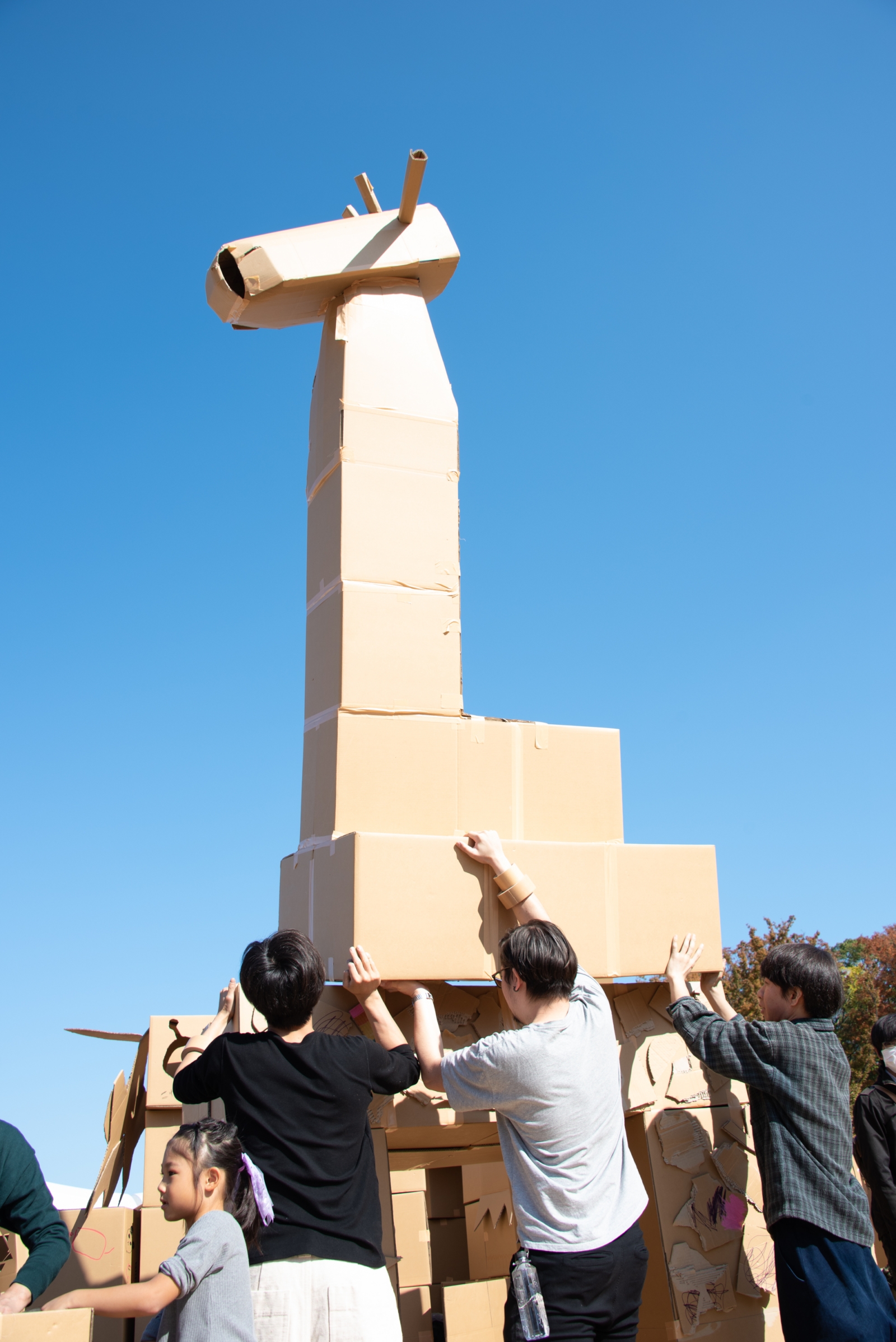 上野の空の下、日比野克彦さんと一緒に作ろう！誰でも参加できる