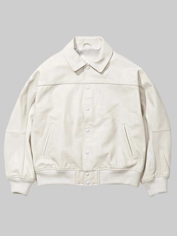 Supreme x Nike Leather Varsity Jacket - Wonder Jackets