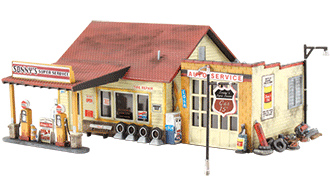Sonny's Super Service - N Scale Kit - Woodland Scenics