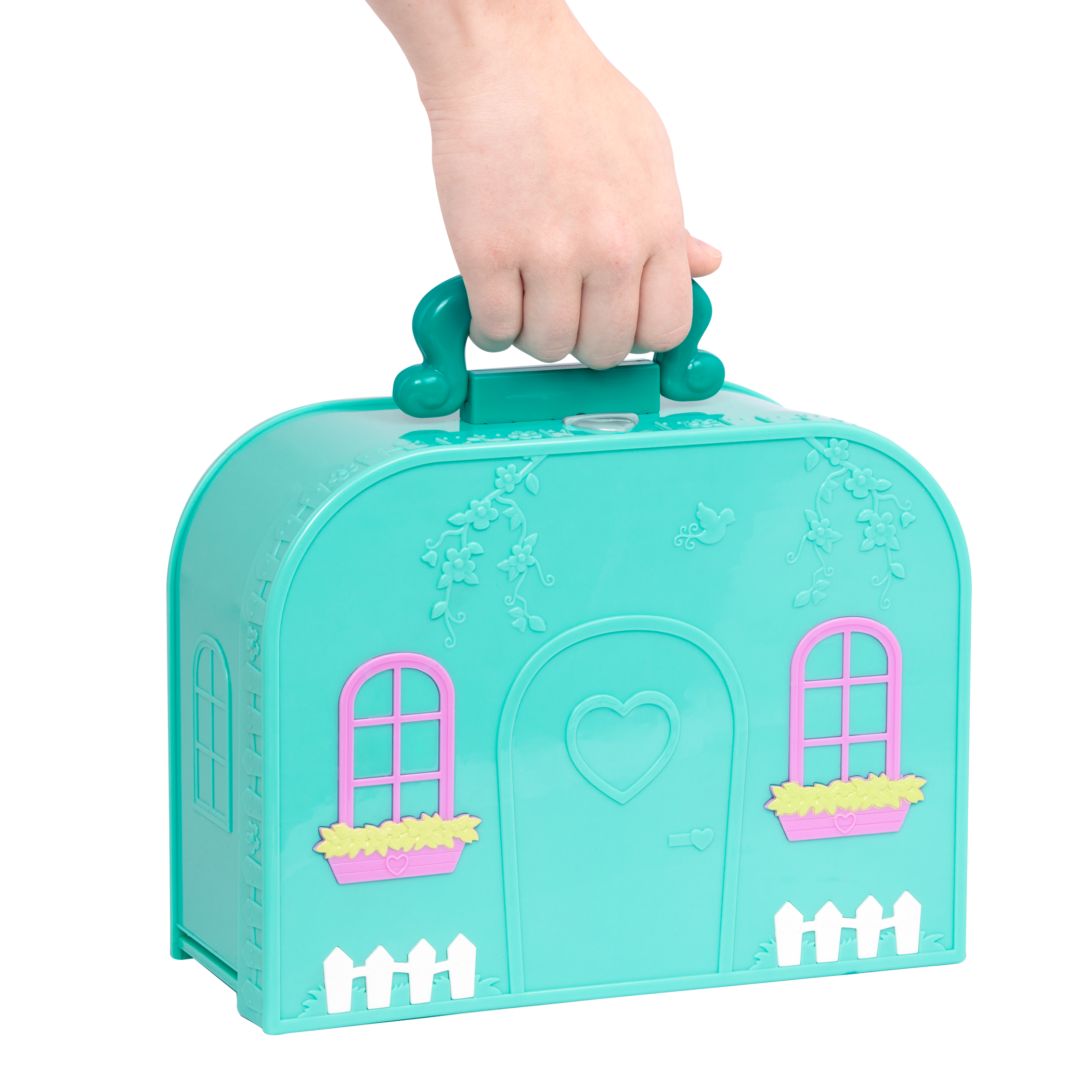 Travel Suitcase Playset | Carry Case with Accessories | Li'l Woodzeez