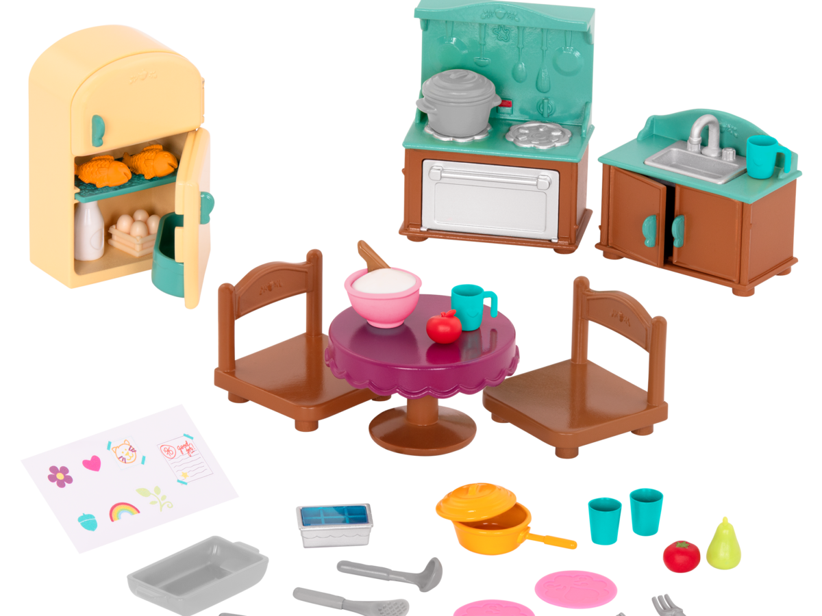 Country Kitchen Set| Toy Furniture Set | Li'l Woodzeez