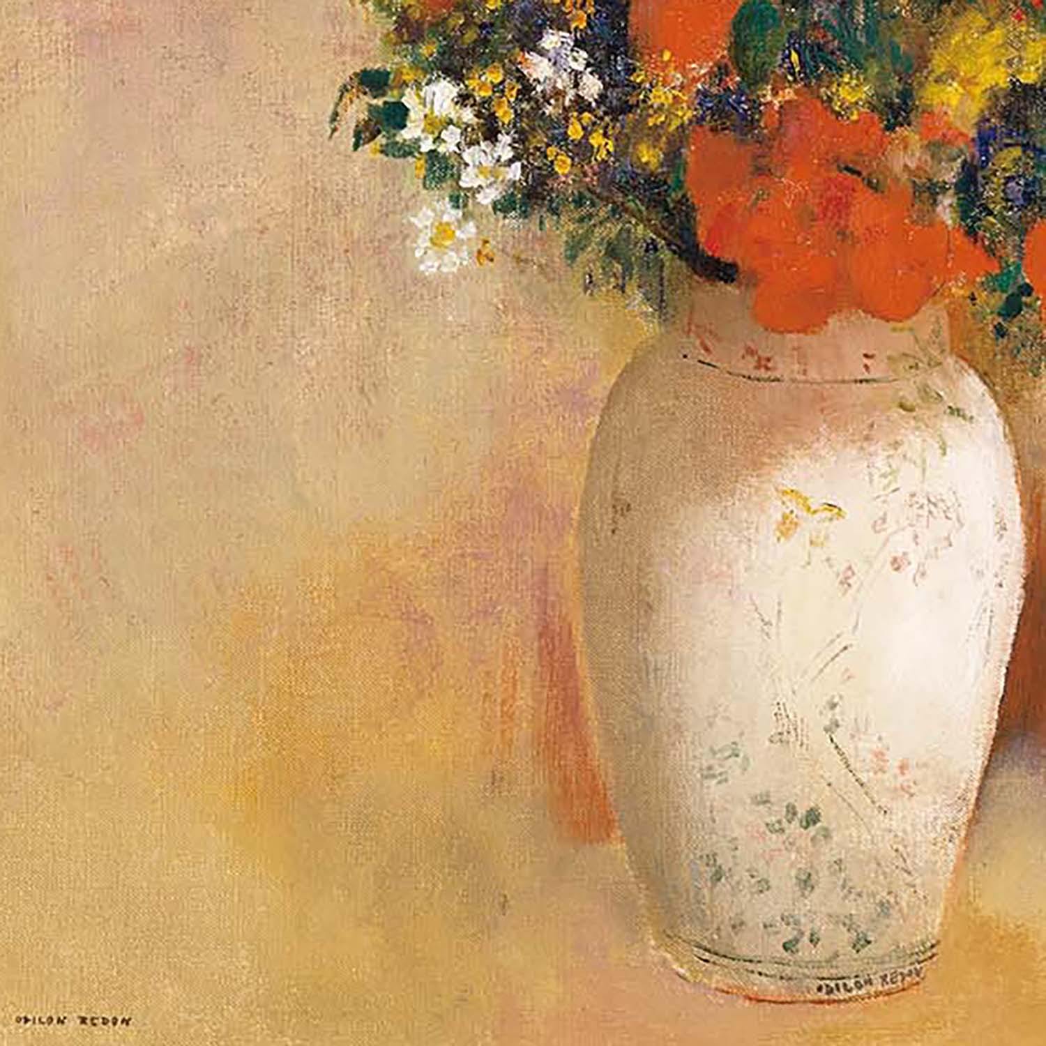 ルドン 花瓶の花】選べるサイズとフレーム アートポスター インテリア