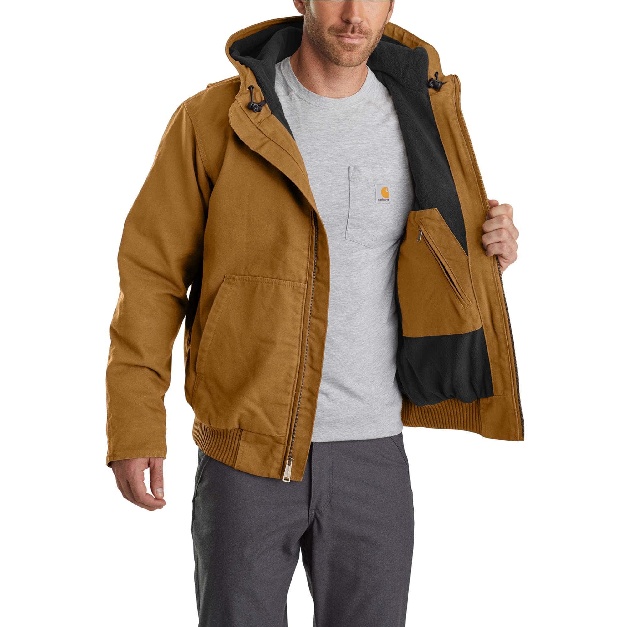 Carhartt Men's Jacket: 103371 211 Carhartt Brown Full Swing