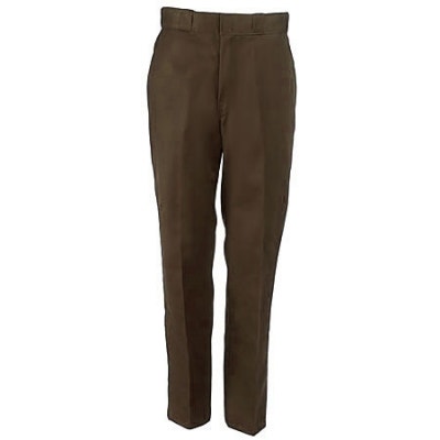Dickies Pants: Original Dark Brown Work Pant 874DB