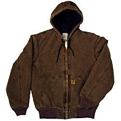 Carhartt J130CHT Chestnut Quilt Lined Sandstone Ac